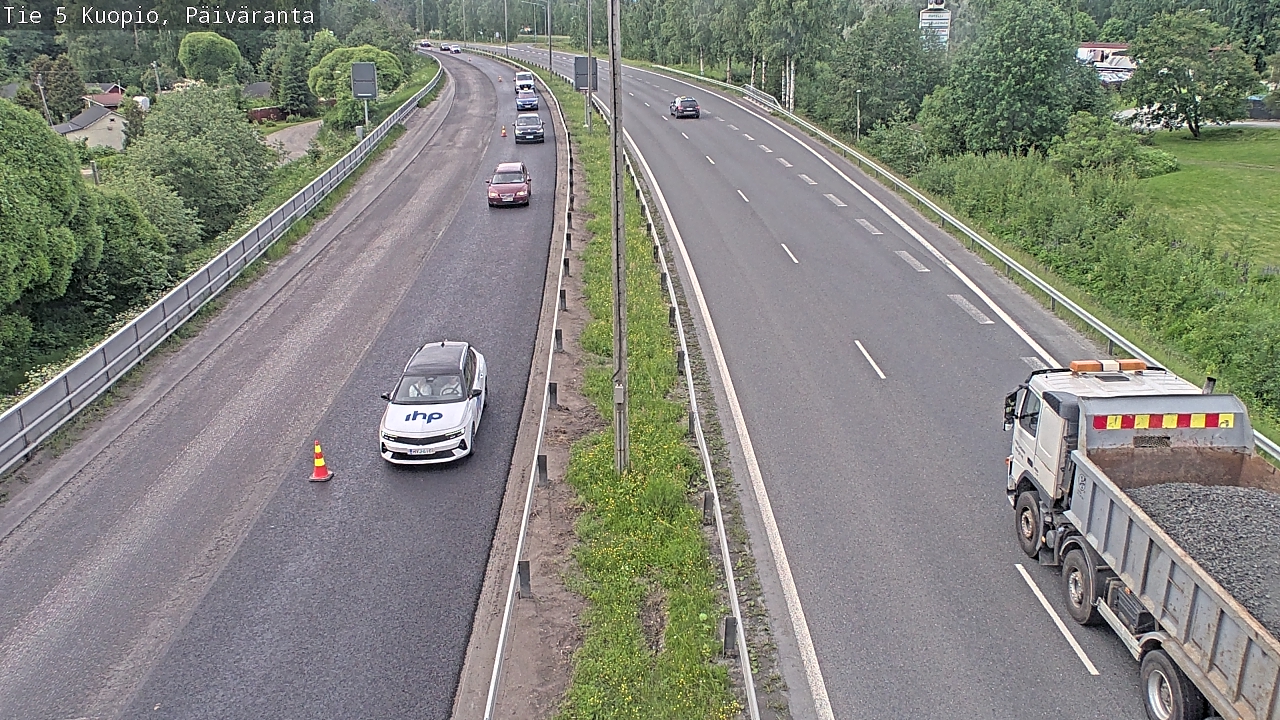 Weather Camera Image Road 5 Kuopio, Päiväranta, Kuopio, Pohjois-Savo