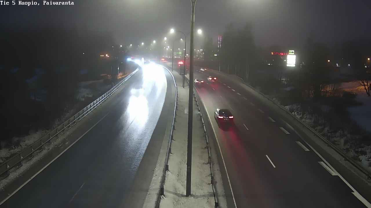Weather Camera Image Road 5 Kuopio, Päiväranta, Kuopio, Pohjois-Savo