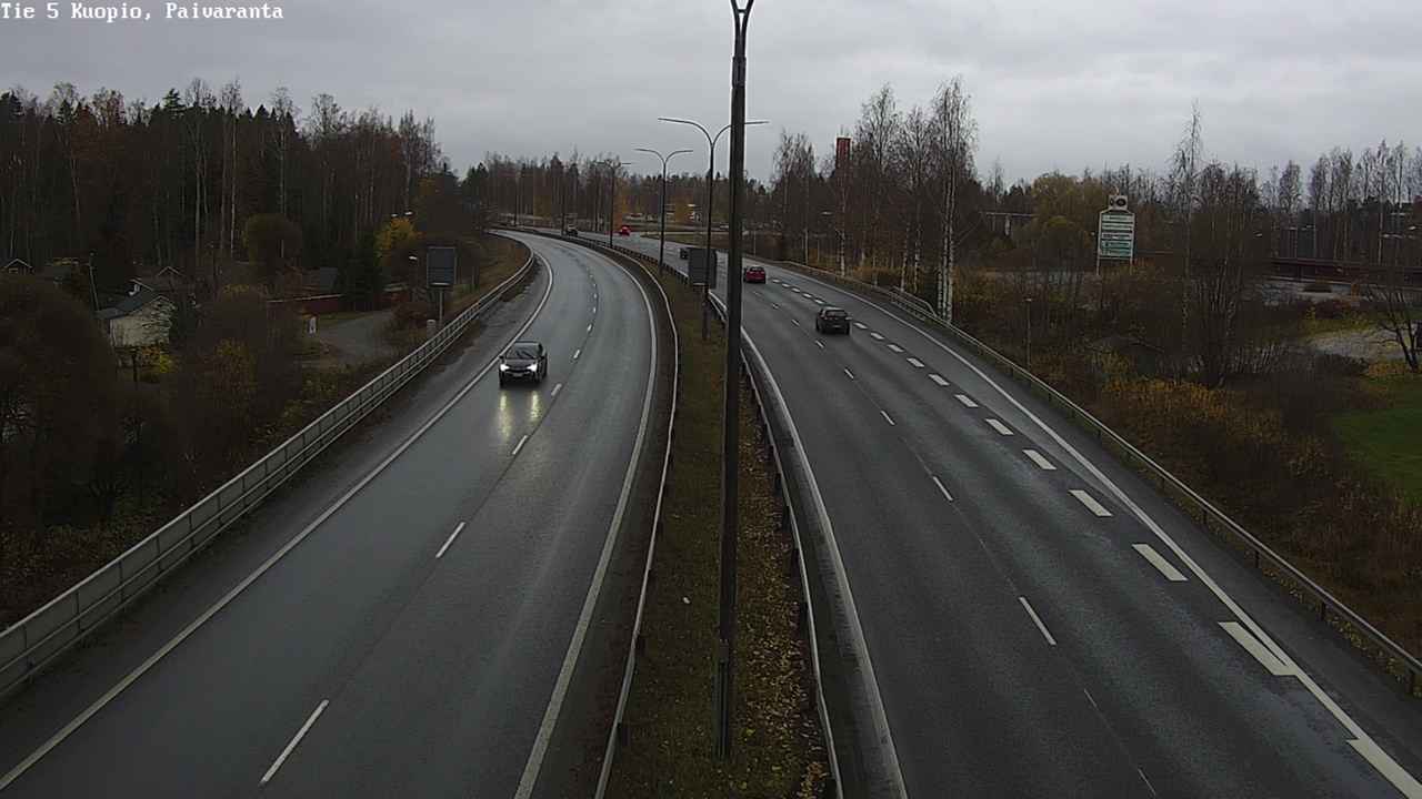 Weather Camera Image Väg 5 Kuopio, Päiväranta, Kuopio, Pohjois-Savo