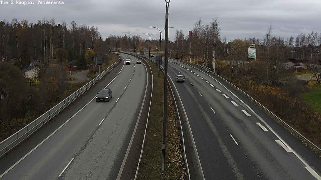 Weather Camera Image Väg 5 Kuopio, Päiväranta, Kuopio, Pohjois-Savo