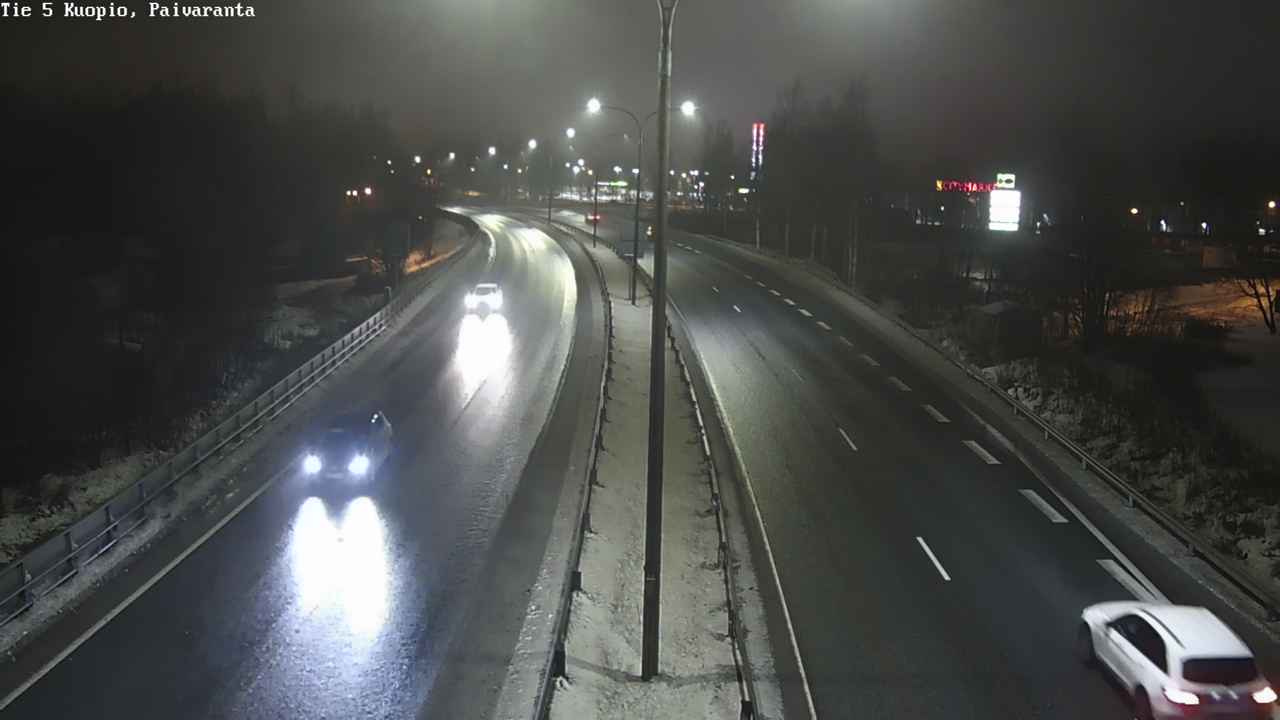 Weather Camera Image Road 5 Kuopio, Päiväranta, Kuopio, Pohjois-Savo