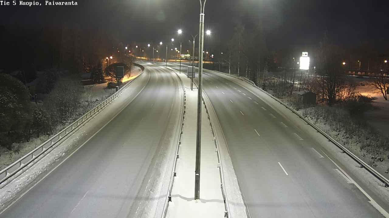 Weather Camera Image Väg 5 Kuopio, Päiväranta, Kuopio, Pohjois-Savo