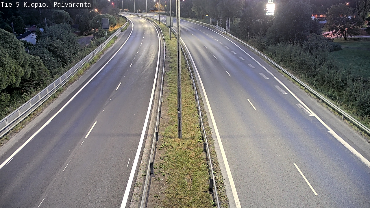 Kelikamerat Kuva Tie 5 Kuopio, Päiväranta, Kuopio, Pohjois-Savo