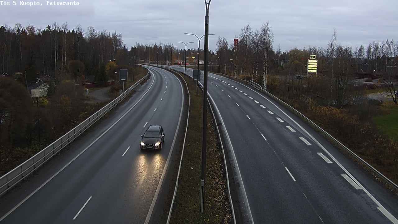 Weather Camera Image Väg 5 Kuopio, Päiväranta, Kuopio, Pohjois-Savo