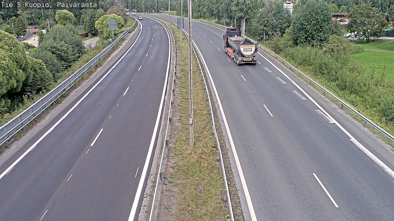 Weather Camera Image Road 5 Kuopio, Päiväranta, Kuopio, Pohjois-Savo