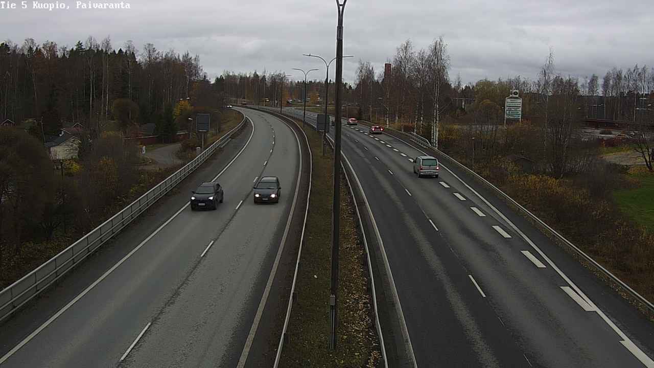 Weather Camera Image Väg 5 Kuopio, Päiväranta, Kuopio, Pohjois-Savo