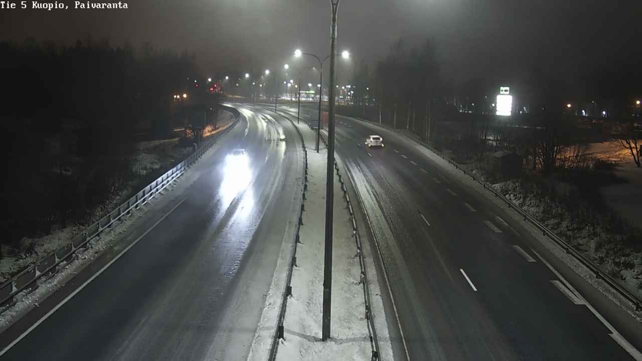 Weather Camera Image Road 5 Kuopio, Päiväranta, Kuopio, Pohjois-Savo