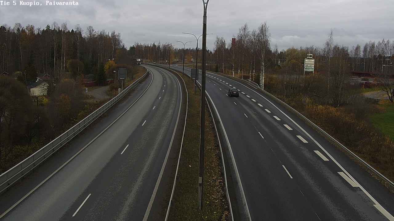 Weather Camera Image Väg 5 Kuopio, Päiväranta, Kuopio, Pohjois-Savo