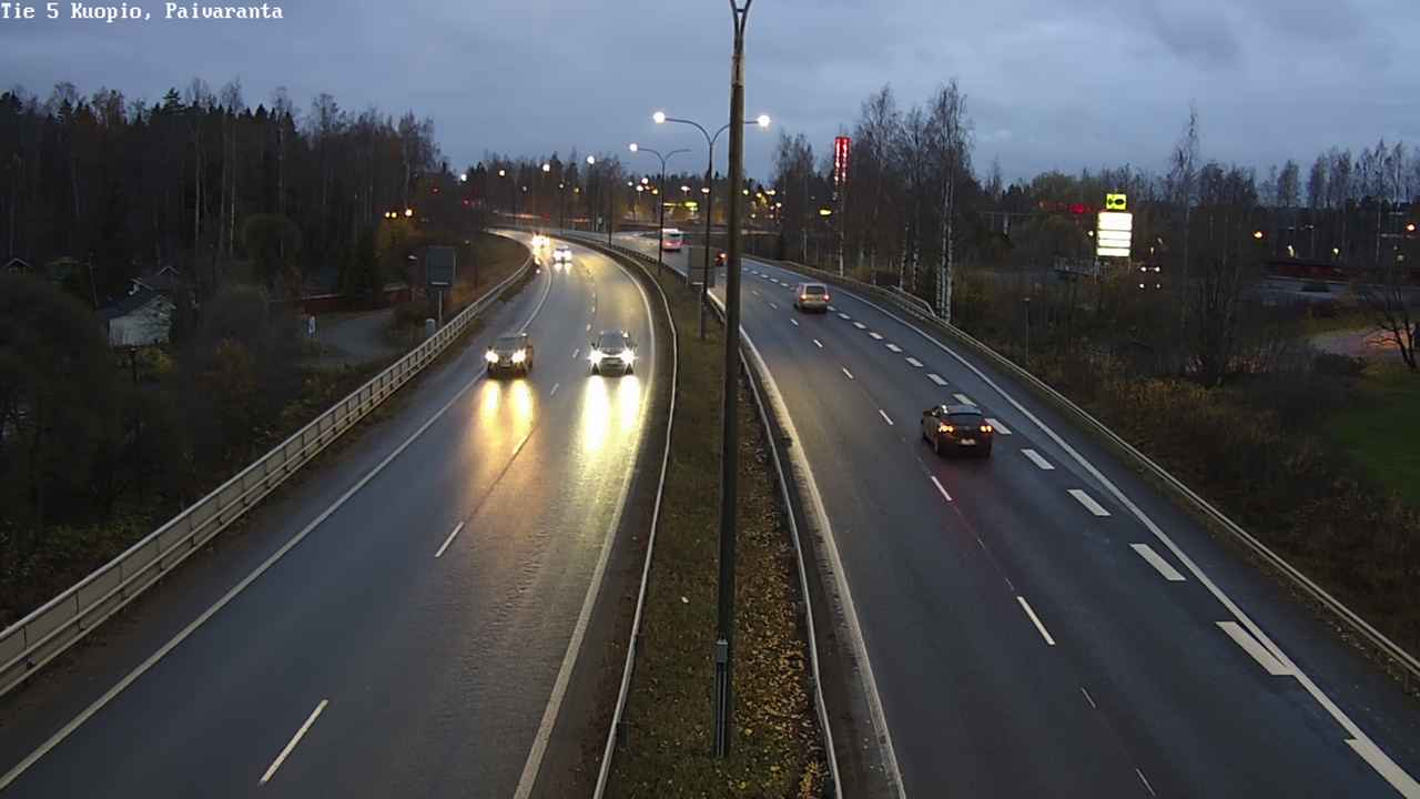 Weather Camera Image Väg 5 Kuopio, Päiväranta, Kuopio, Pohjois-Savo