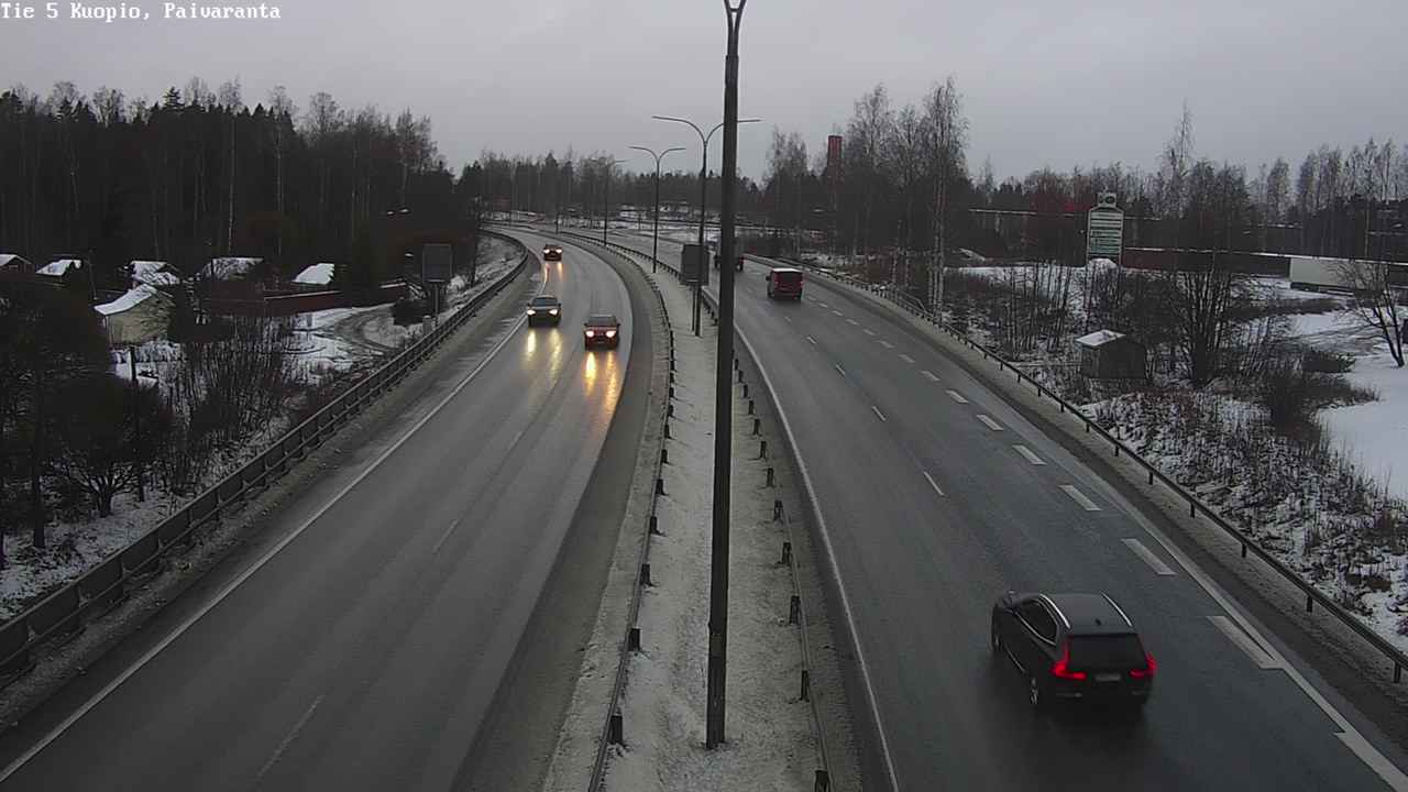 Weather Camera Image Road 5 Kuopio, Päiväranta, Kuopio, Pohjois-Savo