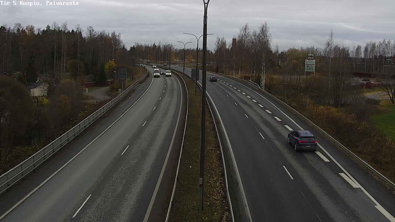 Weather Camera Image Väg 5 Kuopio, Päiväranta, Kuopio, Pohjois-Savo