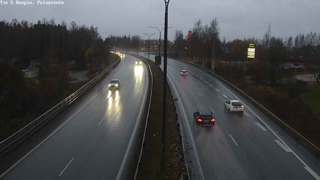 Weather Camera Image Väg 5 Kuopio, Päiväranta, Kuopio, Pohjois-Savo