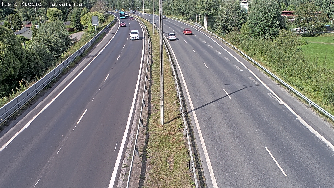 Kelikamerat Kuva Tie 5 Kuopio, Päiväranta, Kuopio, Pohjois-Savo