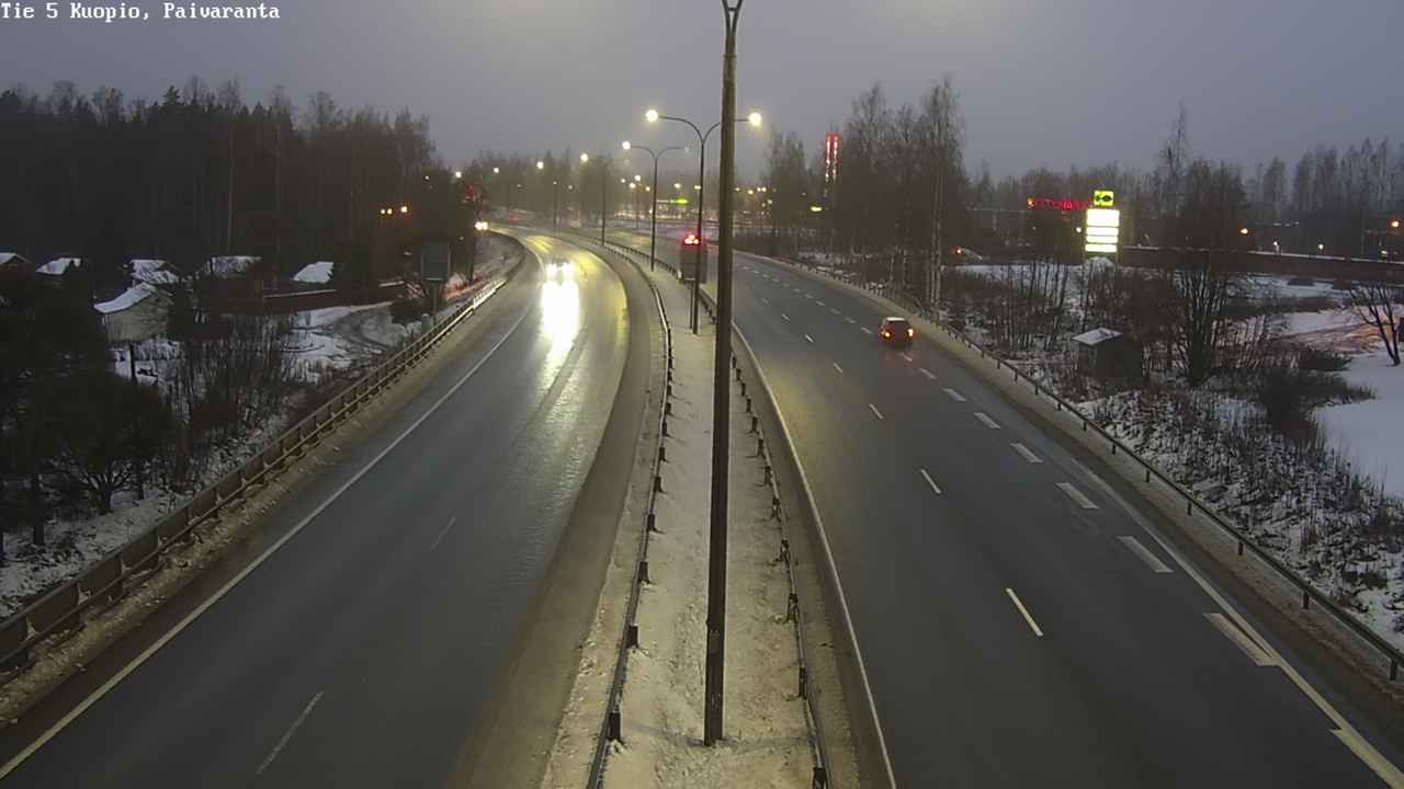 Weather Camera Image Road 5 Kuopio, Päiväranta, Kuopio, Pohjois-Savo