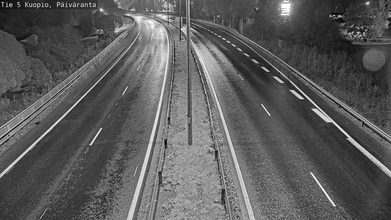 Weather Camera Image Väg 5 Kuopio, Päiväranta, Kuopio, Pohjois-Savo