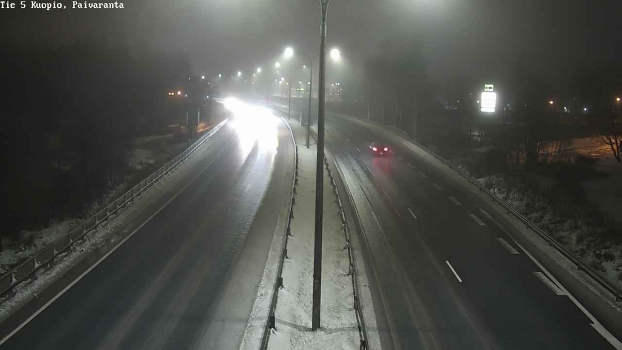 Weather Camera Image Road 5 Kuopio, Päiväranta, Kuopio, Pohjois-Savo