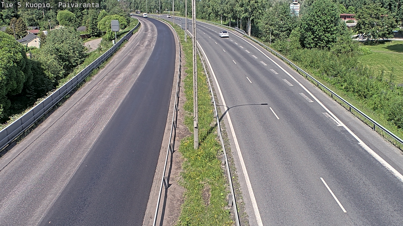 Weather Camera Image Road 5 Kuopio, Päiväranta, Kuopio, Pohjois-Savo