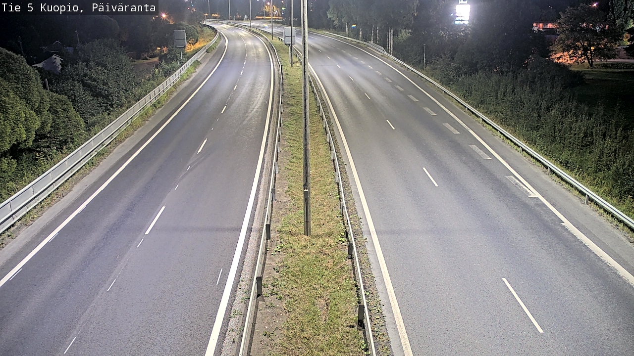 Kelikamerat Kuva Tie 5 Kuopio, Päiväranta, Kuopio, Pohjois-Savo