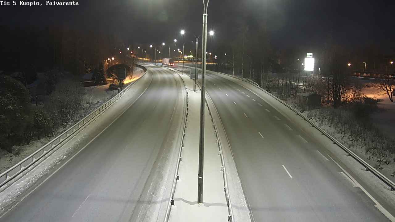 Weather Camera Image Väg 5 Kuopio, Päiväranta, Kuopio, Pohjois-Savo
