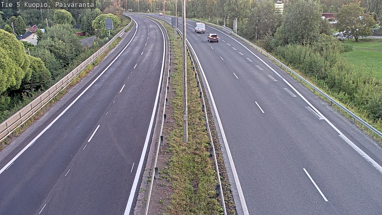 Weather Camera Image Road 5 Kuopio, Päiväranta, Kuopio, Pohjois-Savo