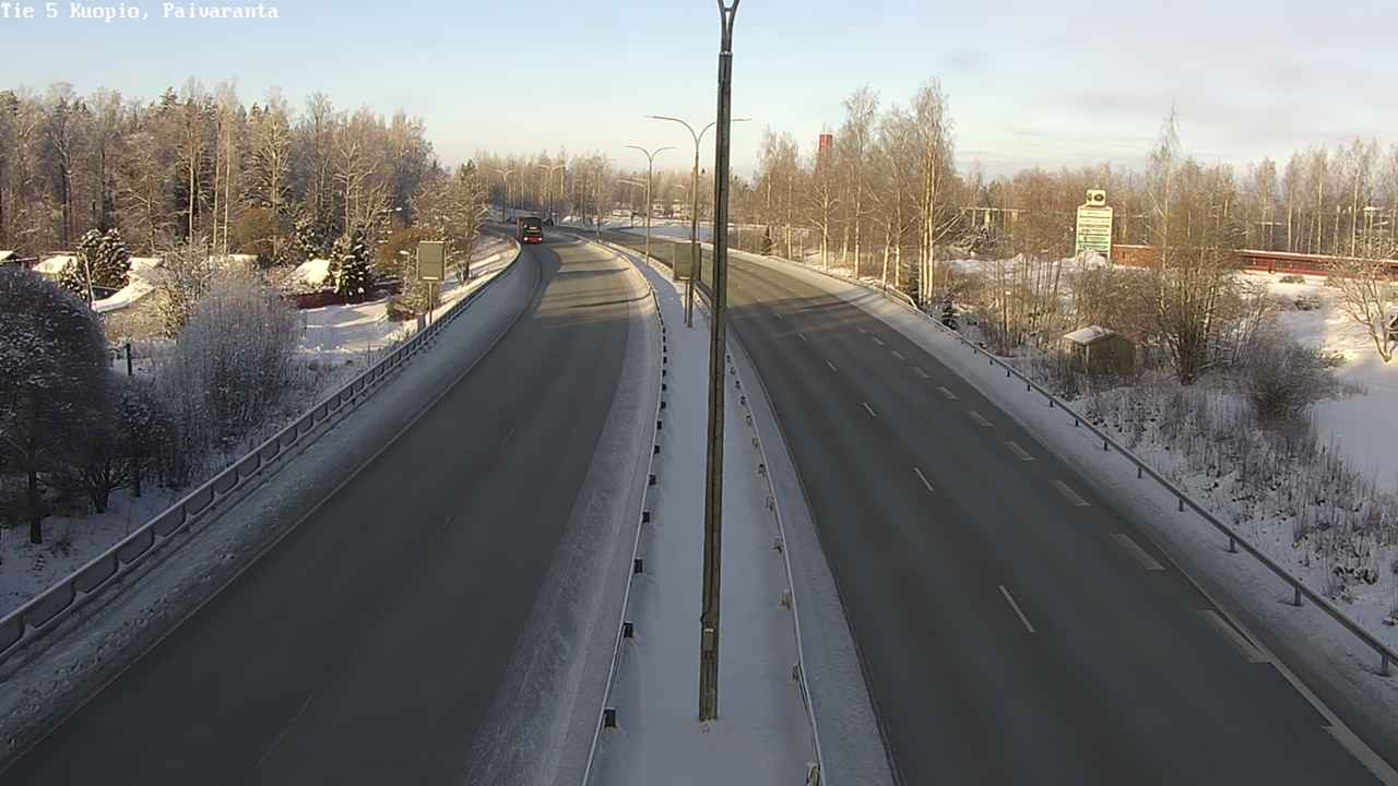 Weather Camera Image Väg 5 Kuopio, Päiväranta, Kuopio, Pohjois-Savo