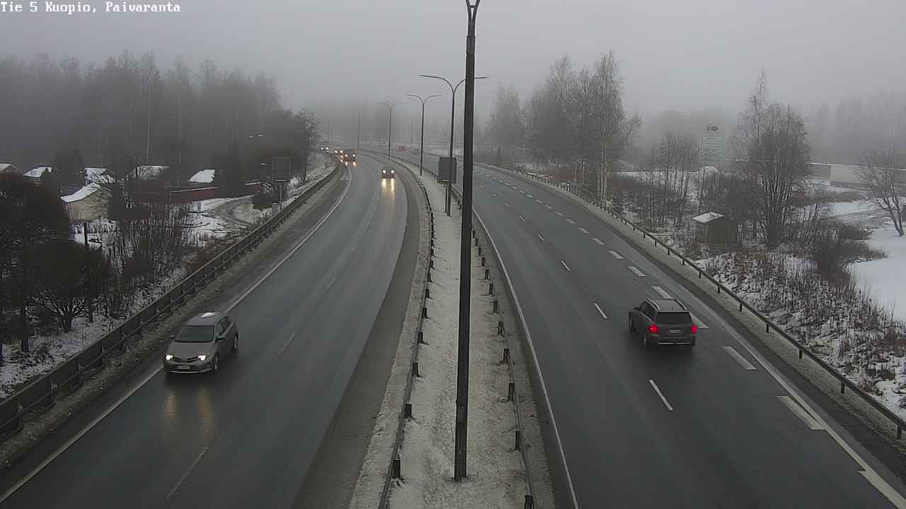 Weather Camera Image Road 5 Kuopio, Päiväranta, Kuopio, Pohjois-Savo