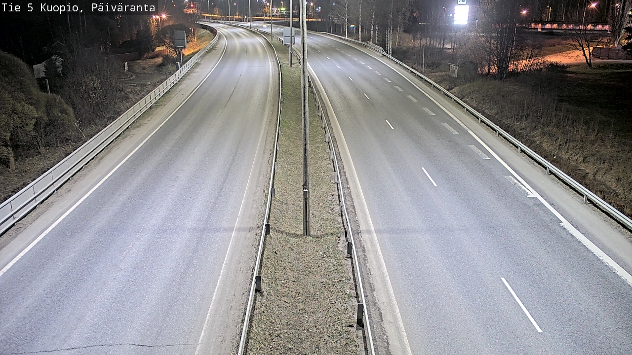 Weather Camera Image Väg 5 Kuopio, Päiväranta, Kuopio, Pohjois-Savo