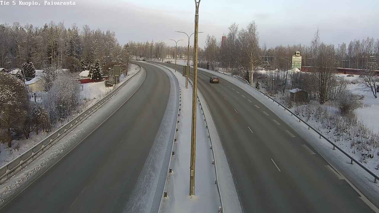 Weather Camera Image Väg 5 Kuopio, Päiväranta, Kuopio, Pohjois-Savo