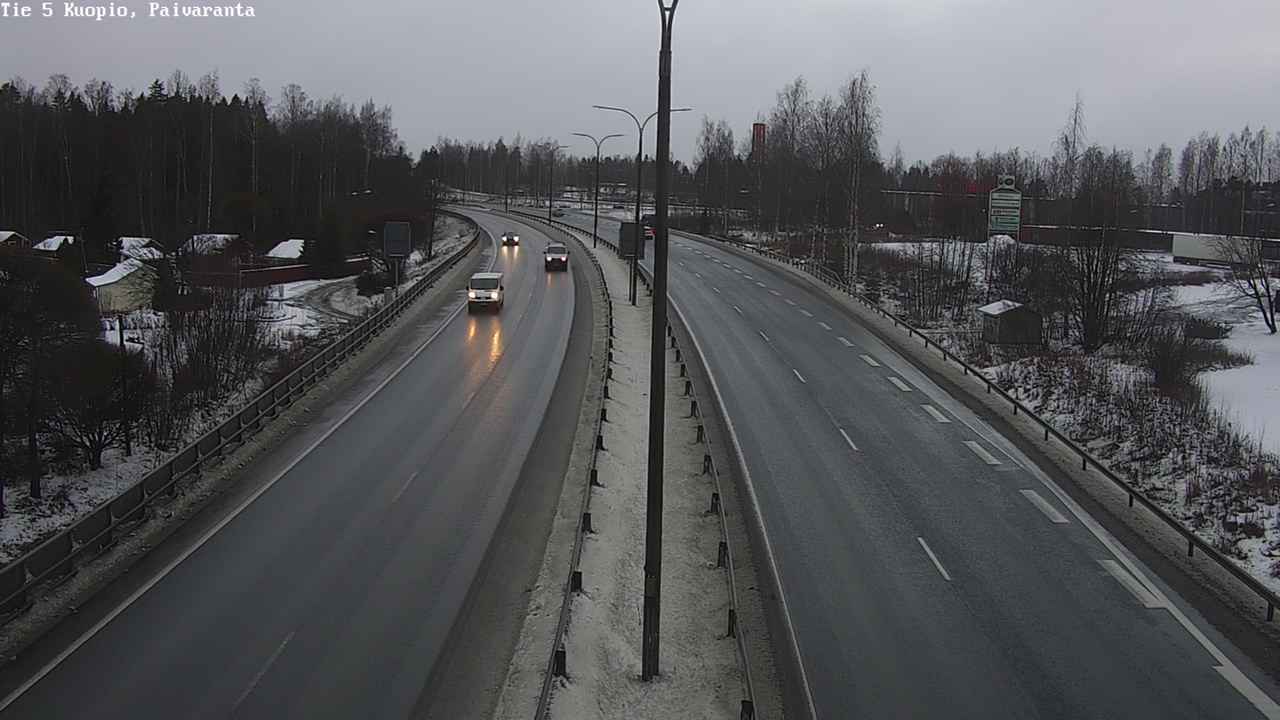 Weather Camera Image Road 5 Kuopio, Päiväranta, Kuopio, Pohjois-Savo