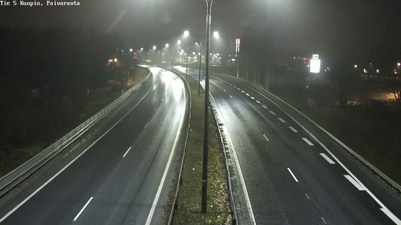 Weather Camera Image Road 5 Kuopio, Päiväranta, Kuopio, Pohjois-Savo