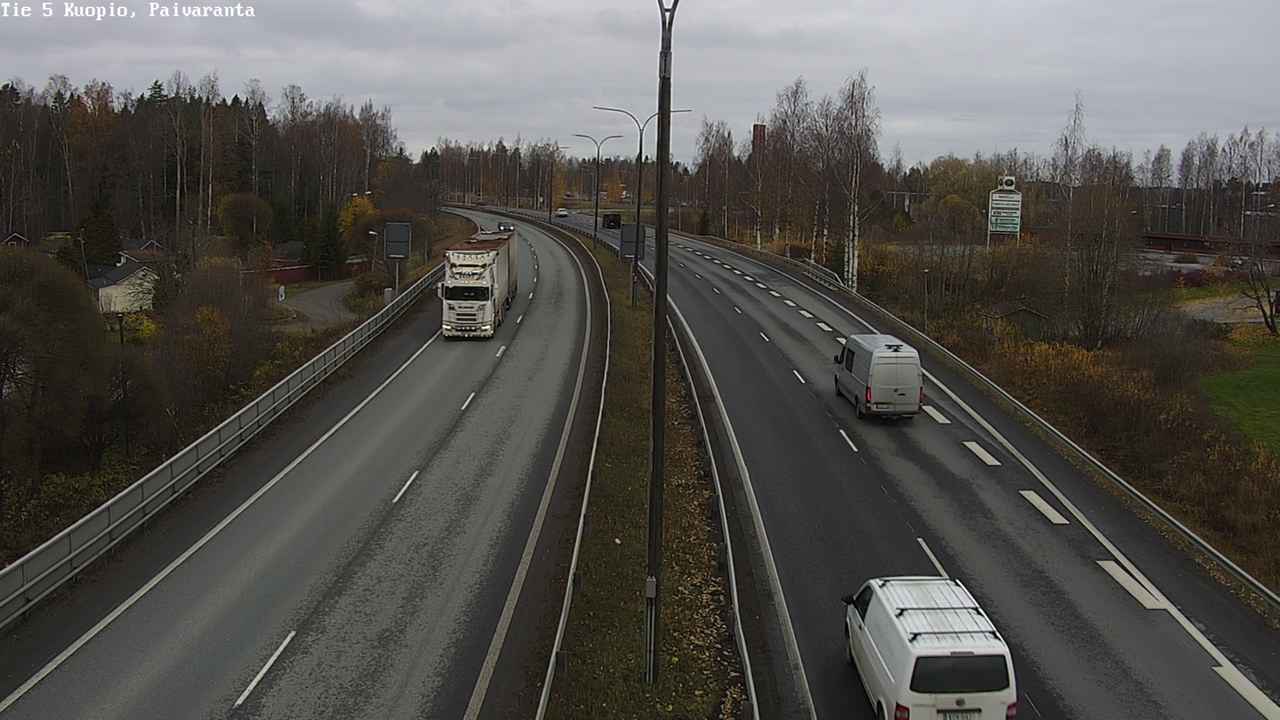 Weather Camera Image Väg 5 Kuopio, Päiväranta, Kuopio, Pohjois-Savo