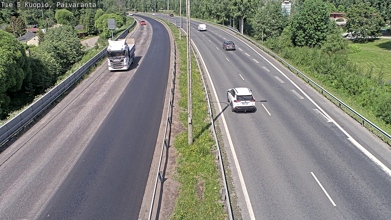 Weather Camera Image Road 5 Kuopio, Päiväranta, Kuopio, Pohjois-Savo