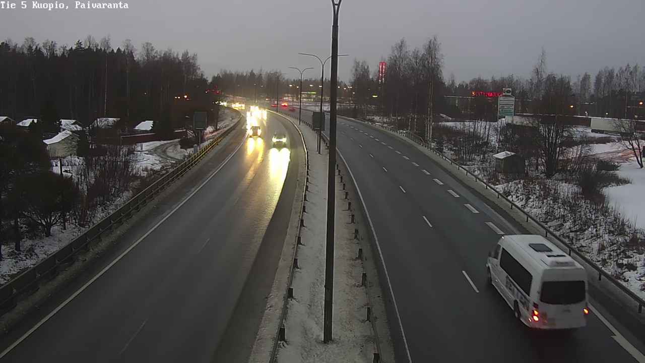 Weather Camera Image Road 5 Kuopio, Päiväranta, Kuopio, Pohjois-Savo