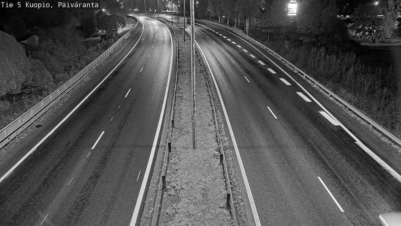 Weather Camera Image Väg 5 Kuopio, Päiväranta, Kuopio, Pohjois-Savo
