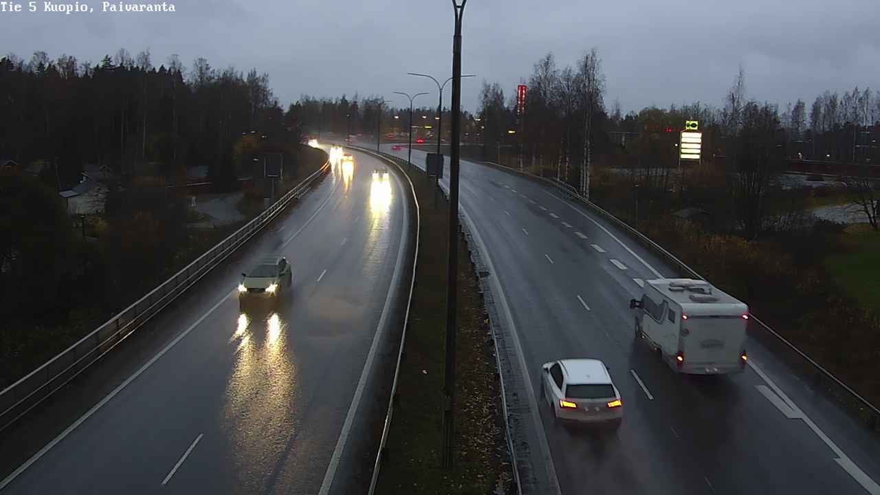 Weather Camera Image Väg 5 Kuopio, Päiväranta, Kuopio, Pohjois-Savo