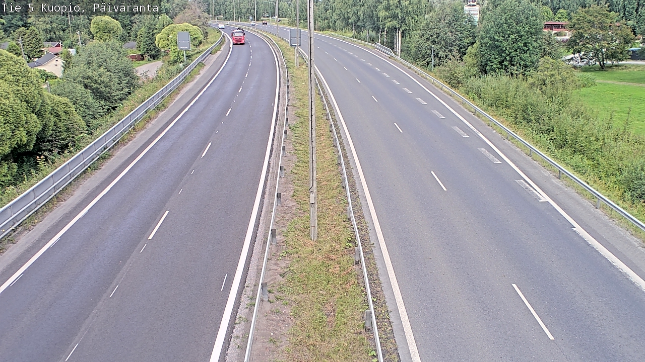 Weather Camera Image Road 5 Kuopio, Päiväranta, Kuopio, Pohjois-Savo