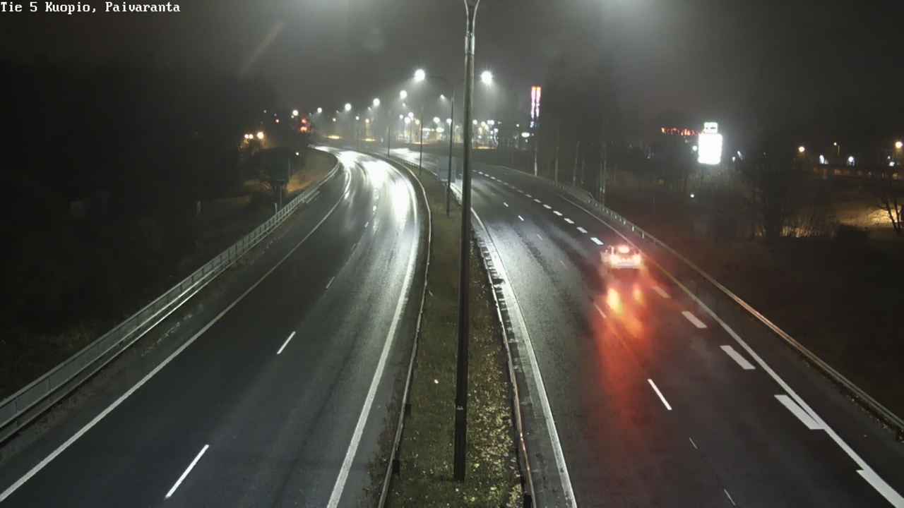 Weather Camera Image Road 5 Kuopio, Päiväranta, Kuopio, Pohjois-Savo
