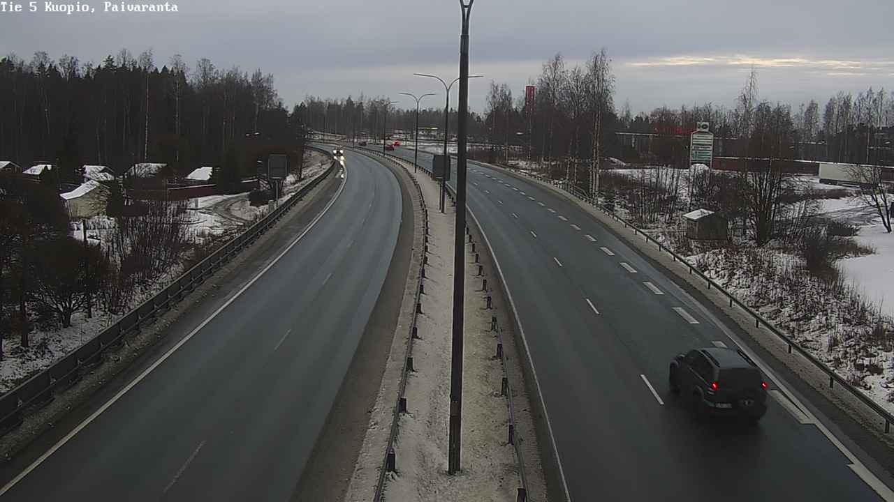 Weather Camera Image Road 5 Kuopio, Päiväranta, Kuopio, Pohjois-Savo