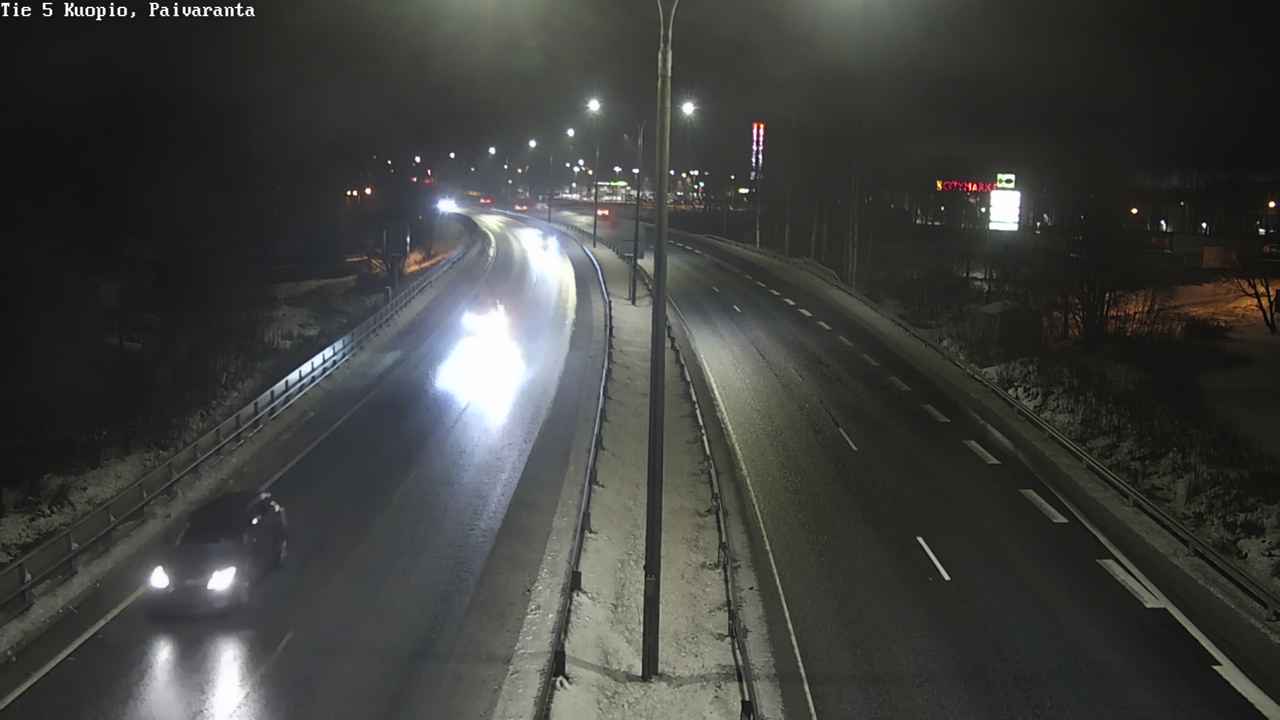 Weather Camera Image Road 5 Kuopio, Päiväranta, Kuopio, Pohjois-Savo