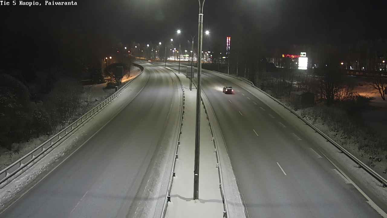 Weather Camera Image Väg 5 Kuopio, Päiväranta, Kuopio, Pohjois-Savo
