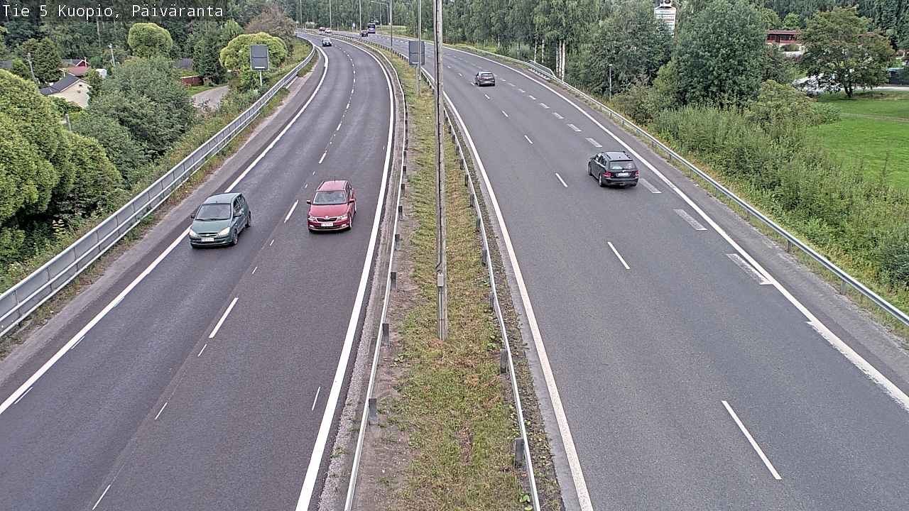 Weather Camera Image Road 5 Kuopio, Päiväranta, Kuopio, Pohjois-Savo