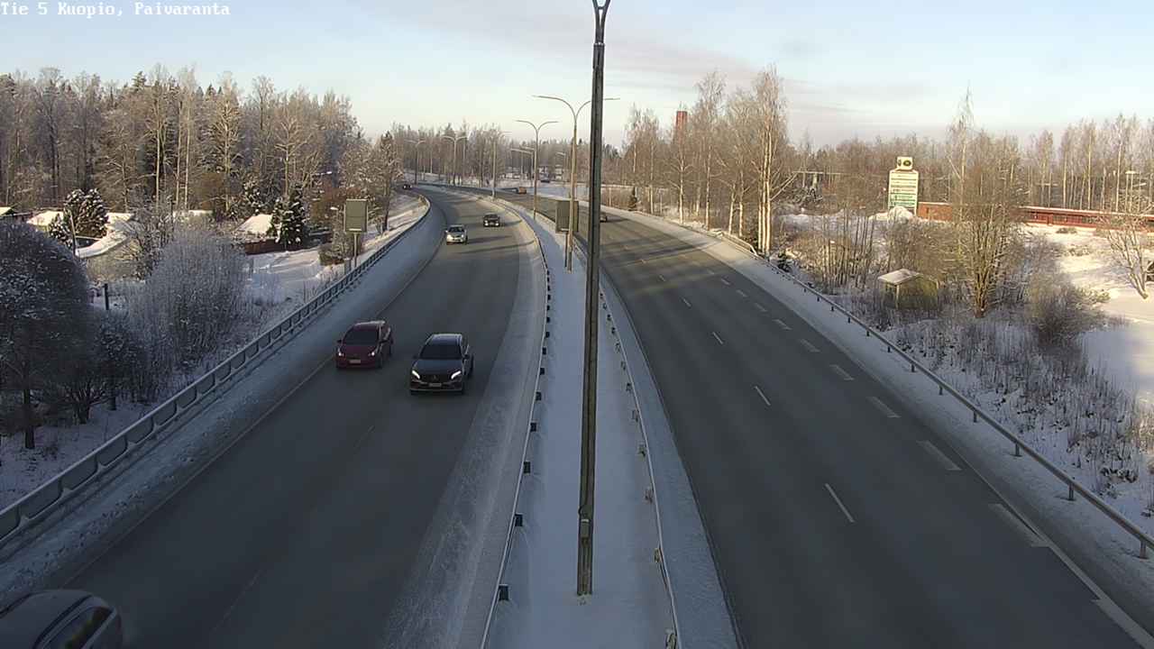 Weather Camera Image Väg 5 Kuopio, Päiväranta, Kuopio, Pohjois-Savo