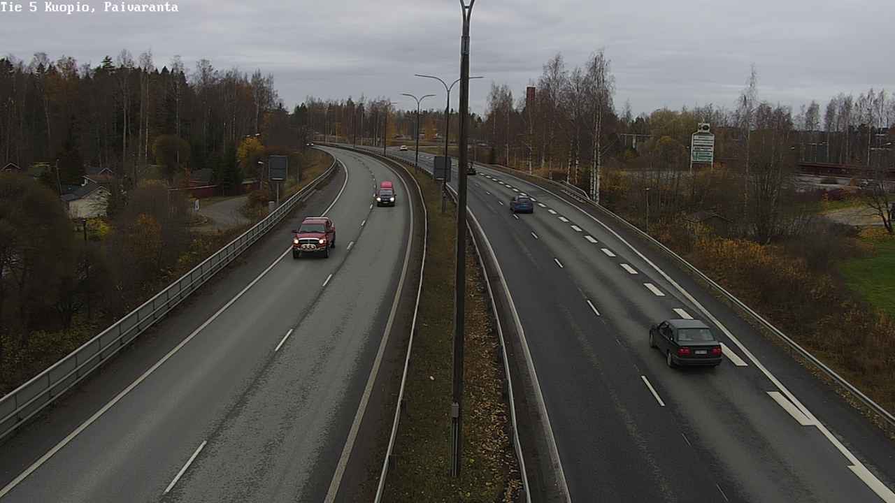 Weather Camera Image Väg 5 Kuopio, Päiväranta, Kuopio, Pohjois-Savo