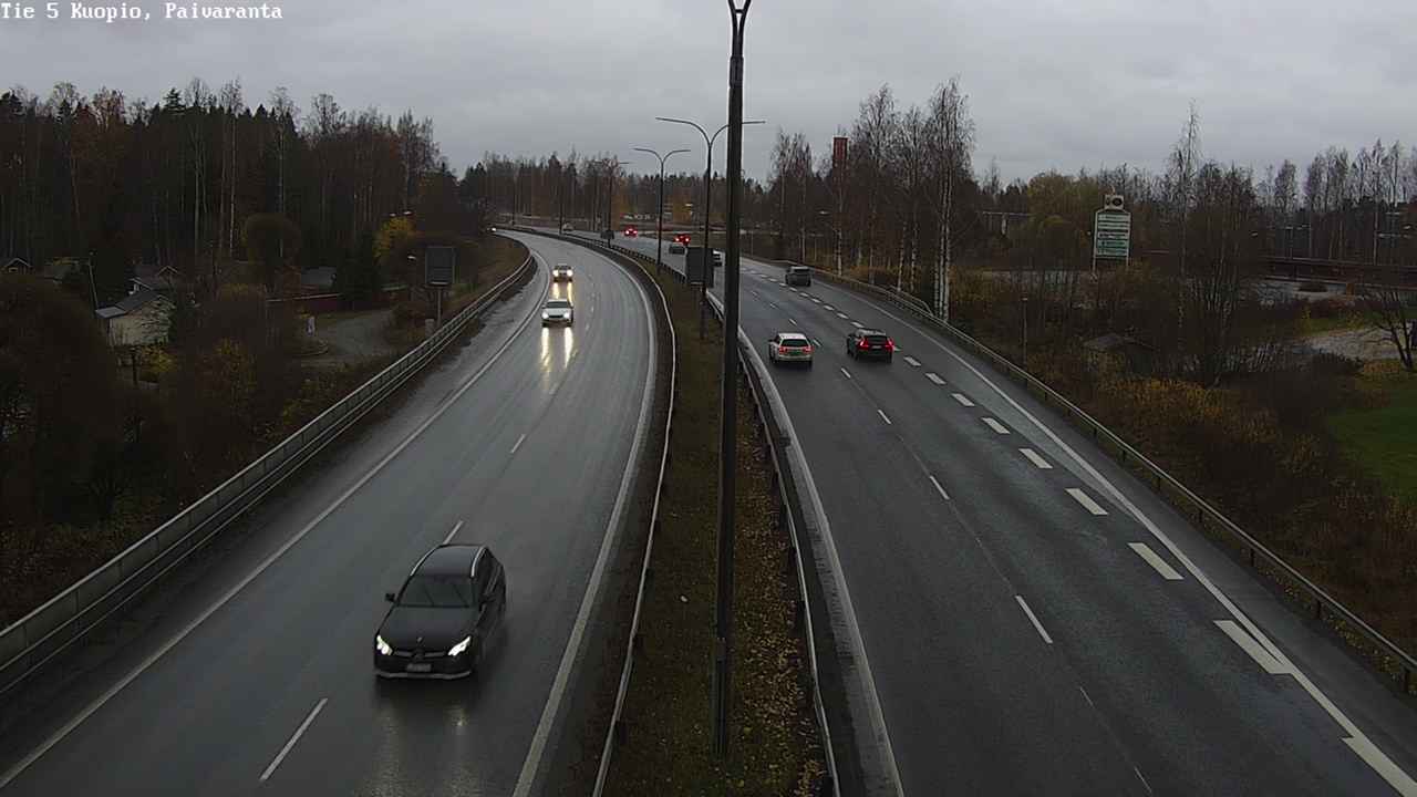 Weather Camera Image Väg 5 Kuopio, Päiväranta, Kuopio, Pohjois-Savo