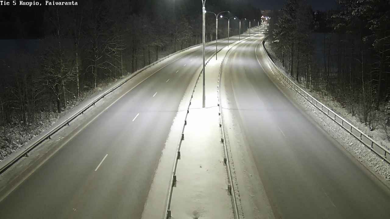 Weather Camera Image Väg 5 Kuopio, Päiväranta, Kuopio, Pohjois-Savo