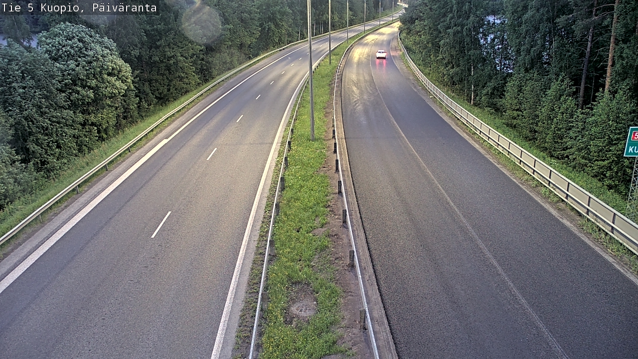 Kelikamerat Kuva Tie 5 Kuopio, Päiväranta, Kuopio, Pohjois-Savo