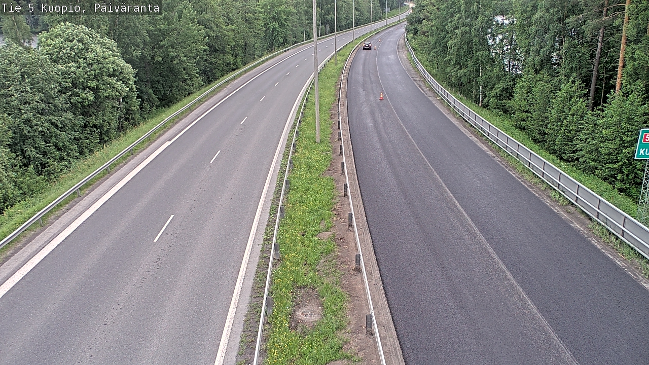 Kelikamerat Kuva Tie 5 Kuopio, Päiväranta, Kuopio, Pohjois-Savo