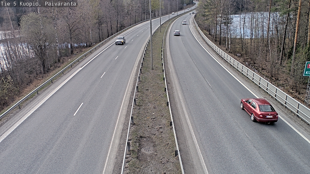 Weather Camera Image Road 5 Kuopio, Päiväranta, Kuopio, Pohjois-Savo