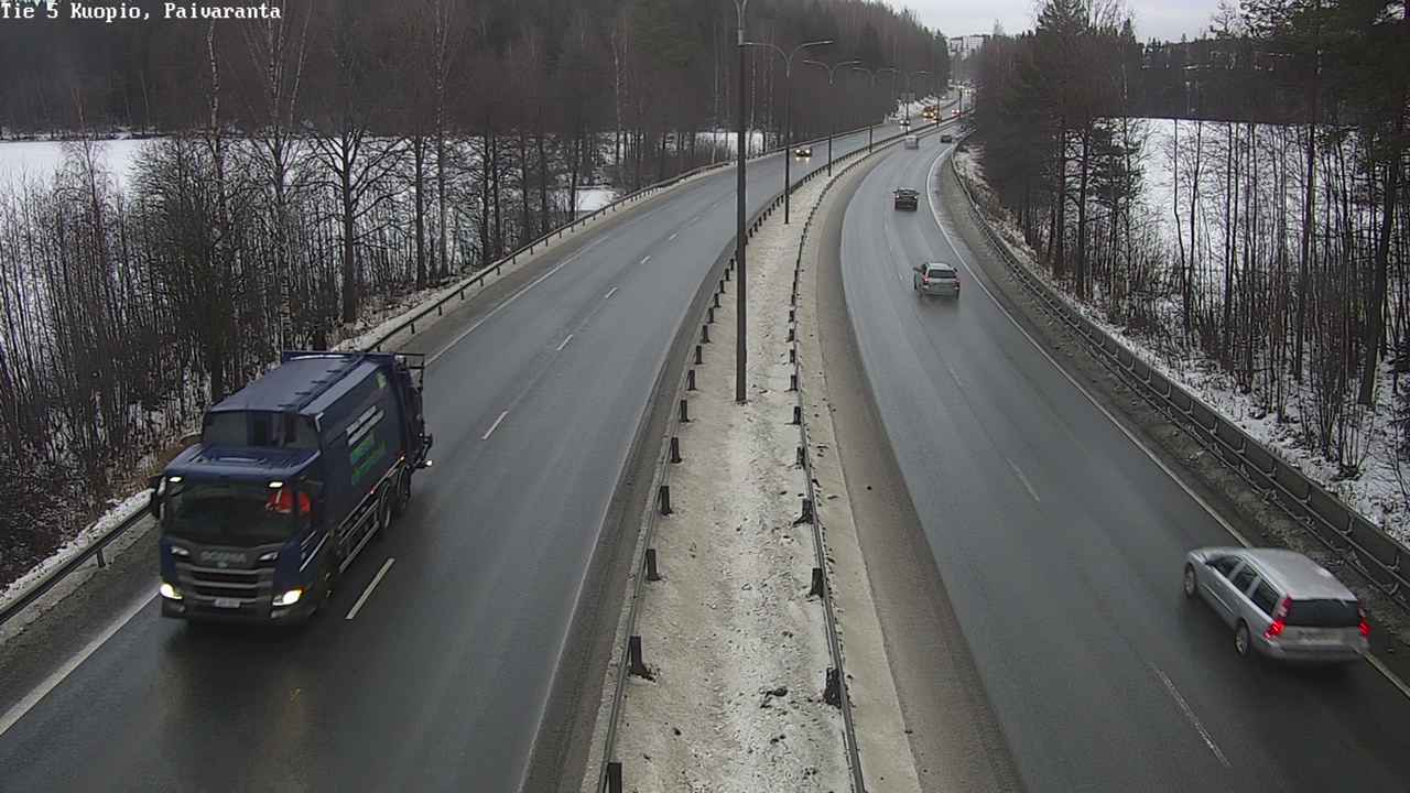 Weather Camera Image Road 5 Kuopio, Päiväranta, Kuopio, Pohjois-Savo