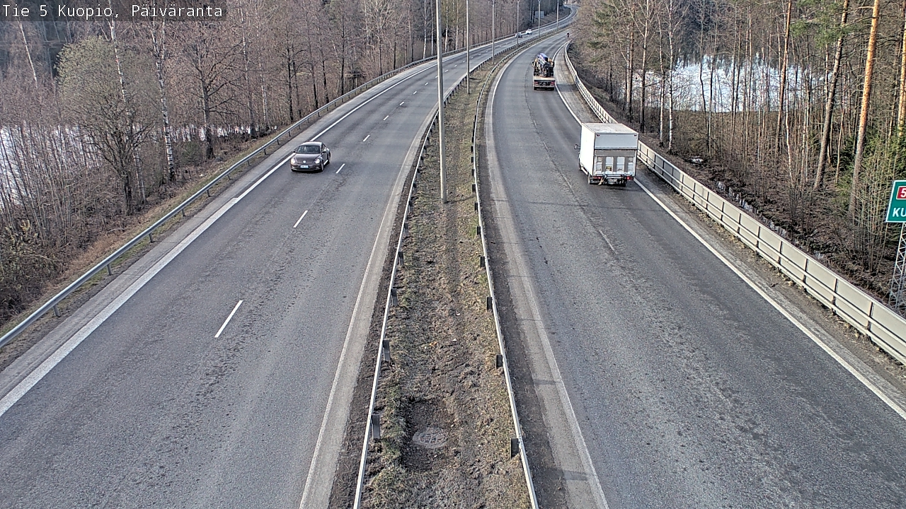 Weather Camera Image Road 5 Kuopio, Päiväranta, Kuopio, Pohjois-Savo